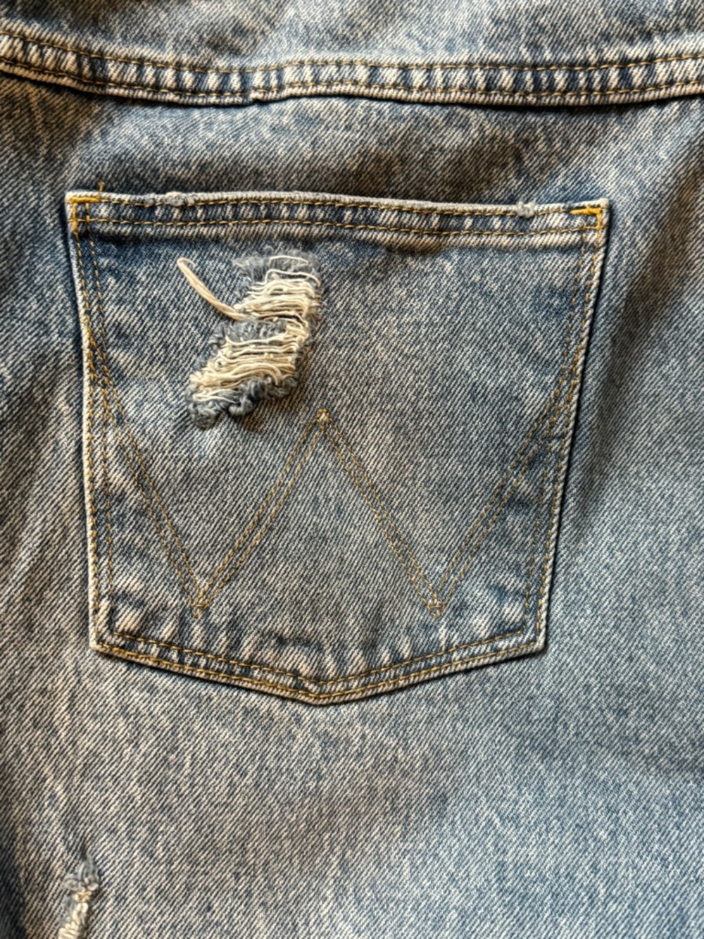 Wrangler High Rise Bold Boot Distressed Jean - Picture 4 of 5